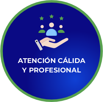Atención cálida y profesional